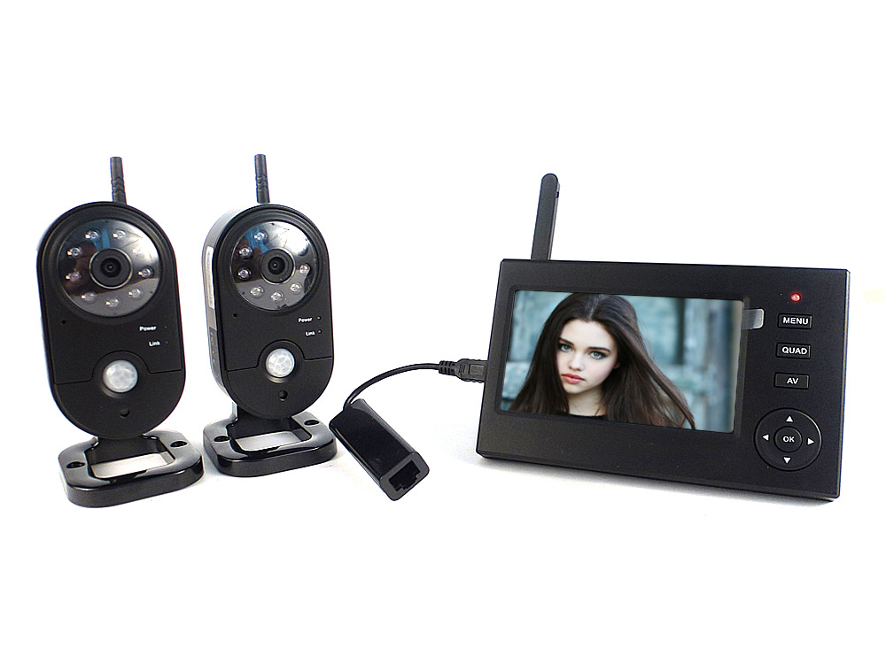 Беспроводный комплект видеонаблюдения Twin Home IP Avtonom (4.3)