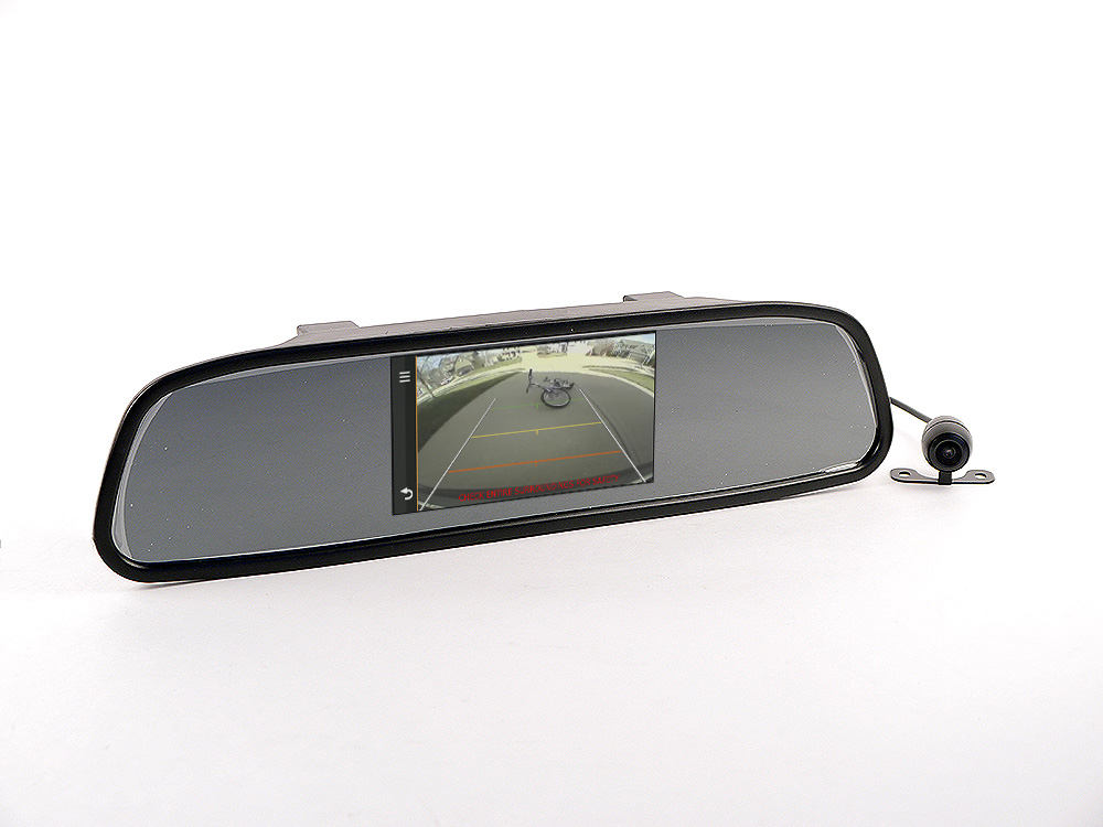 Комплект беспроводной камеры заднего вида с монитором в зеркале «ATS-603B-W»